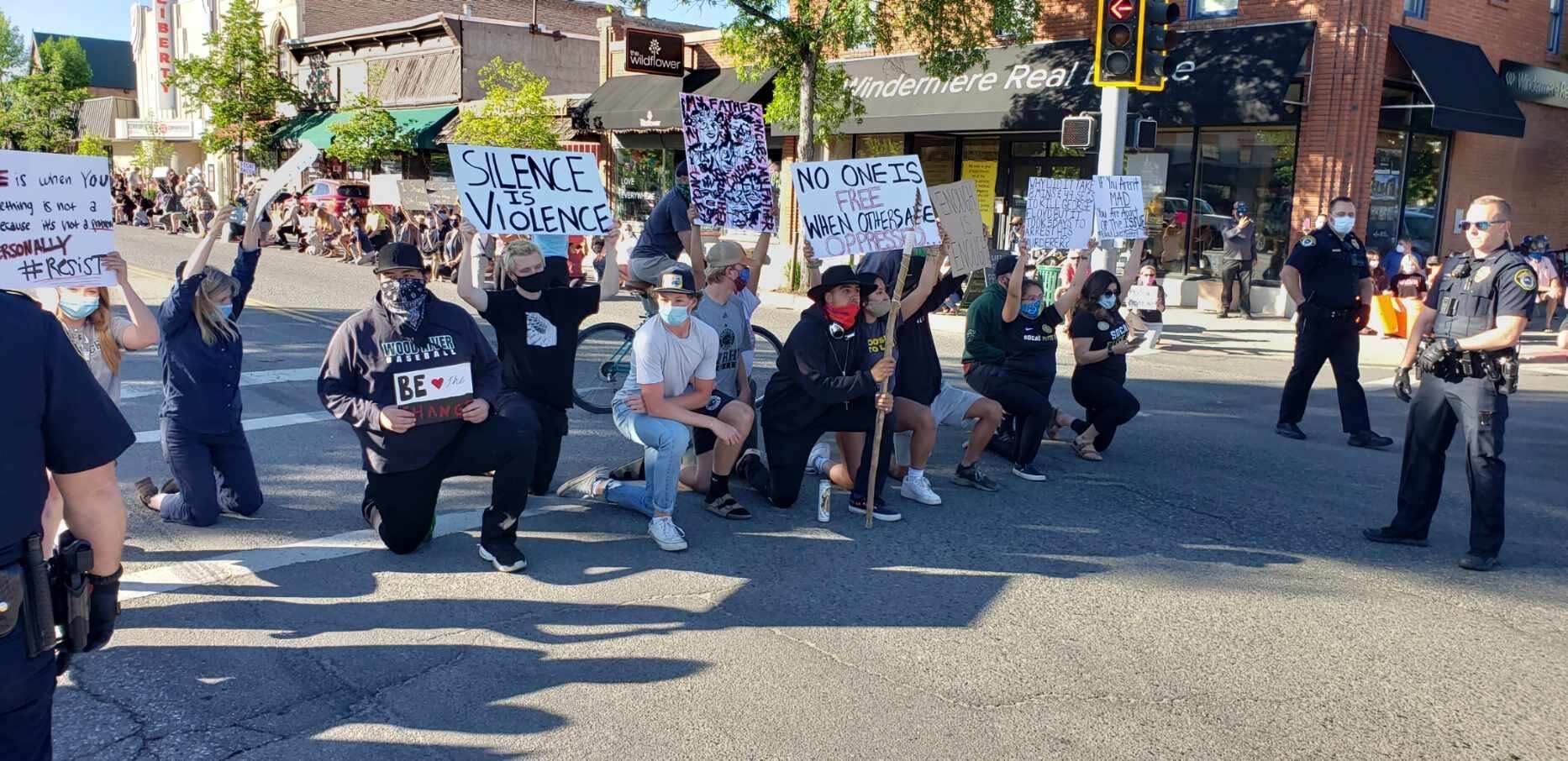 George Floyd Protest Hailey 2